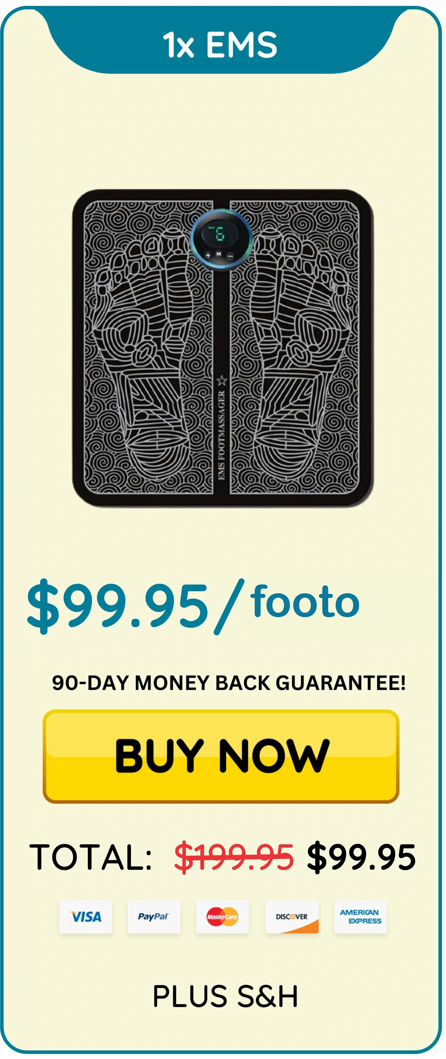 Footo Foot Massager — Single Pack
