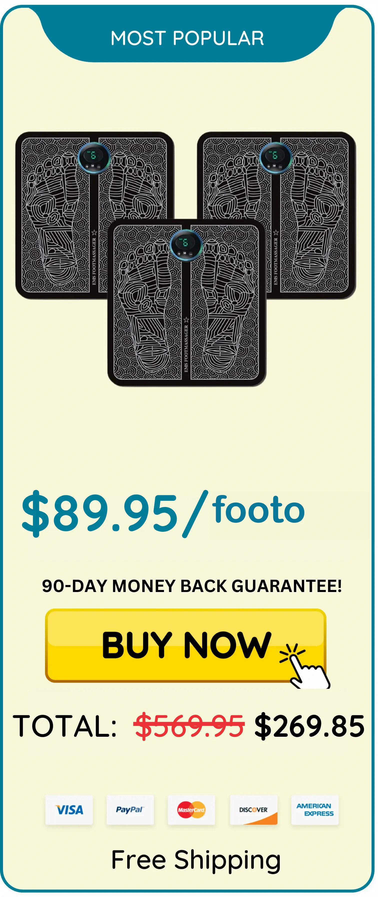 Footo Foot Massager — Two Pack