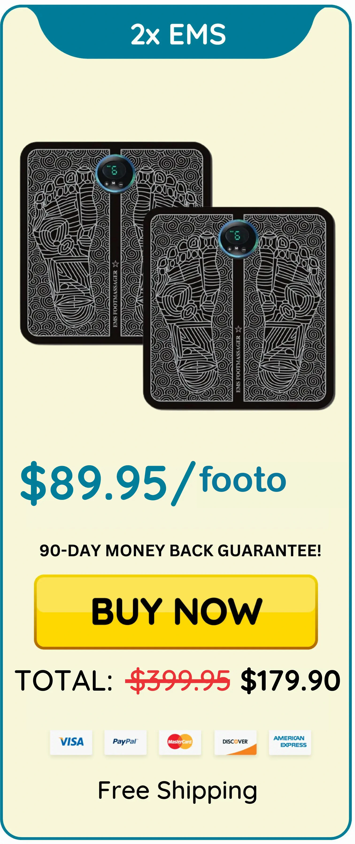 Footo Foot Massager — Family Pack